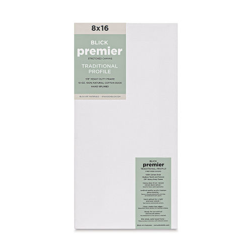 Blick Premier Stretched Cotton Canvas - Traditional Profile, Splined, 11 x 14