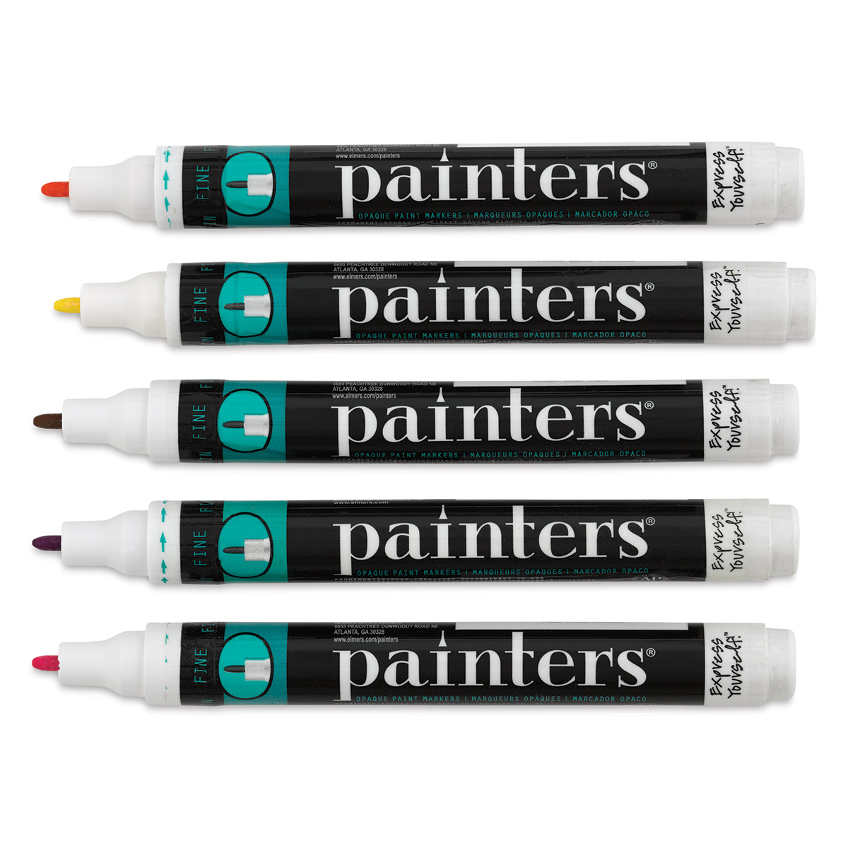 Elmers Painters Fine Tip- Sierra Sunset Set of 5