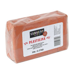 Sargent Art Non-Hardening Modeling Clay - Terra Cotta, 5 lb