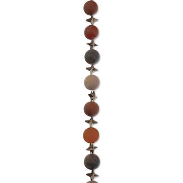 Open in modal - John Bead Solar System Glass Bead Strand - Mars, 10 mm Dia.