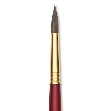 Open in modal - Blick Master Synthetic Kolinsky Brush - Long Handle, Round, Size 10, close-up
