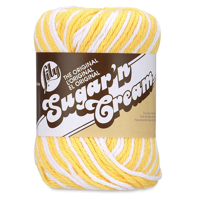 Lily Sugar N' Cream Yarn - 2 oz, 4-Ply, Daisy Ombre | BLICK Art Materials