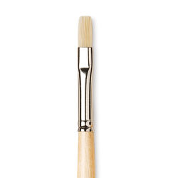 Da Vinci Chuneo Synthetic Hog Bristle Brush - Bright, Size 4 (Close-up)