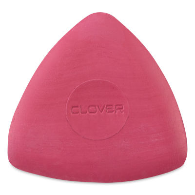 Clover Triangle Tailor's Chalk - Top view of triangular Red Chalk