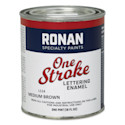 Ronan One Stroke Lettering Enamel - Medium Brown, Pint