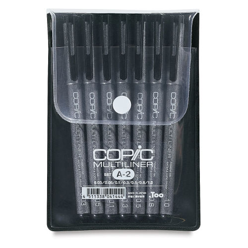 Copic Multiliner Inking Pens 4 Piece COBALT Set