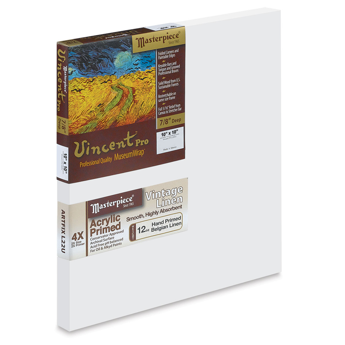 Masterpiece Artfix Acrylic Primed Linen Canvas