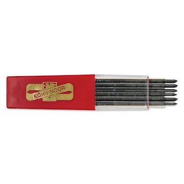 Open in modal - Koh-I-Noor Lead Refill - B, Pkg of 12, lid removed from packaging