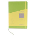 Fabriano EcoQua Plus Stitch-Bound Notebook - Lime, 8-1/4