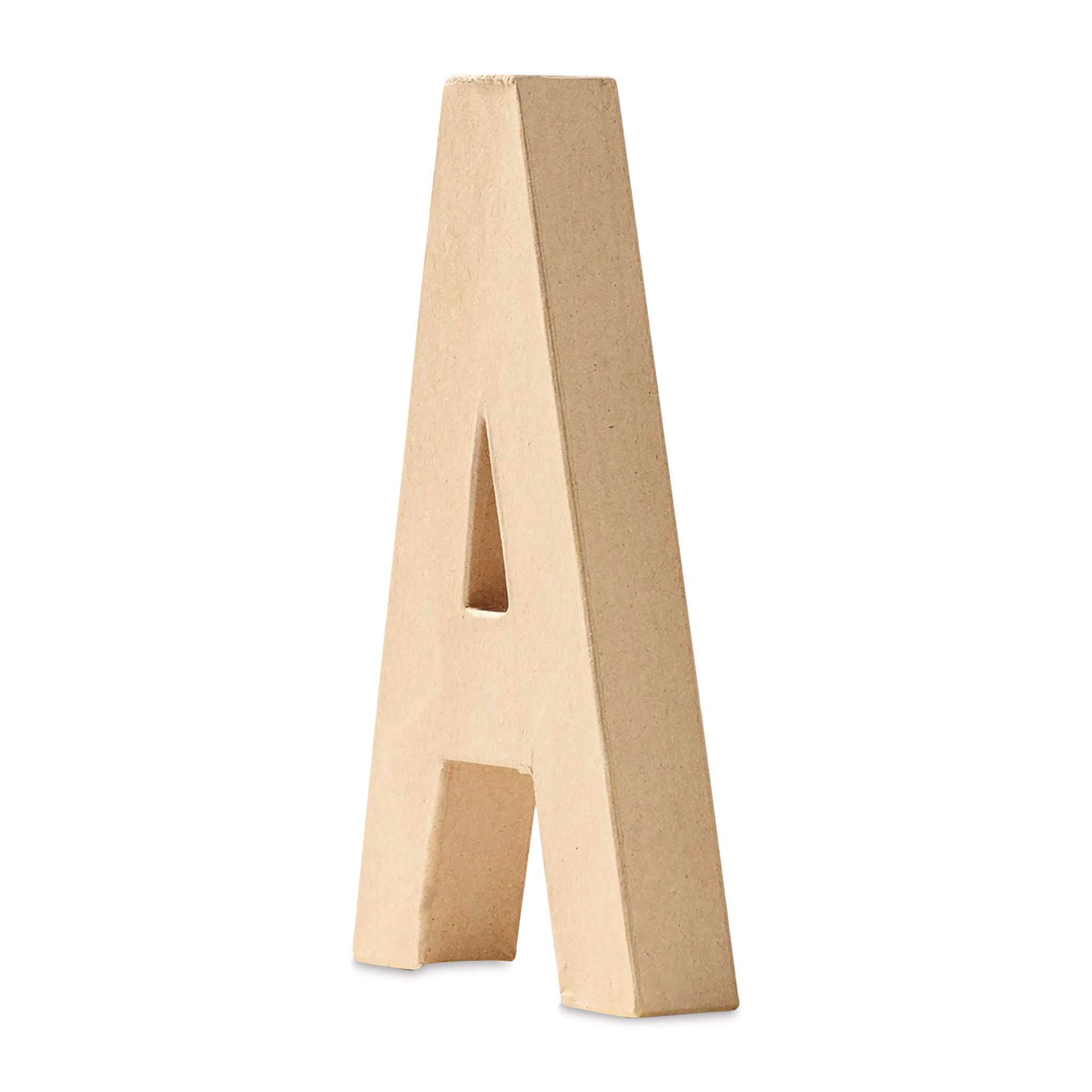 Park Lane Paper Mache Letter - A, Uppercase, 8