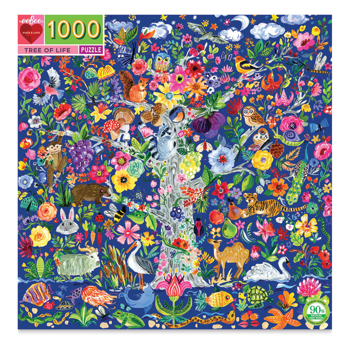 Eeboo Tree of Life 1,000 Piece Puzzle
