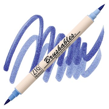 Open in modal - Zig Brushables Dual Tip Marker - Splash marker and swatch