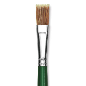 Blick Economy Golden Nylon Brush - Bright, Long Handle, Size 14