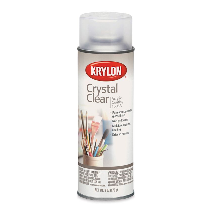 Krylon Crystal Clear Acrylic Coating | BLICK Art Materials