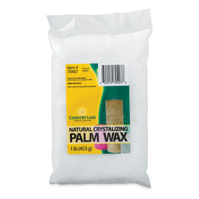 Country Lane Palm Wax - Front of 1 lb Bag with Label