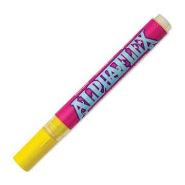 Open in modal - Alpha6 AlphaFlex Textile and Leather Paint Marker - Yellow, 4 mm