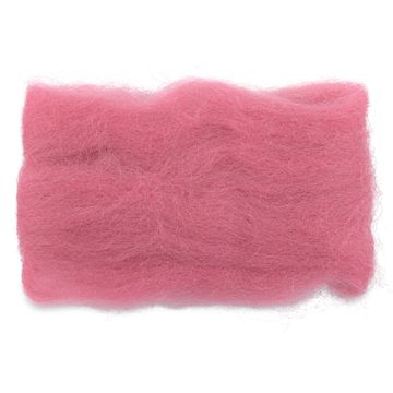Open in modal - Wistyria Editions 100% Wool Roving - Rose, 14"