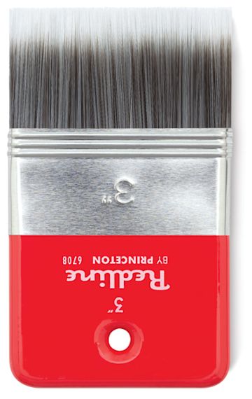 Open in modal - Princeton Redline Brush - Flat Paddle, 3", Paddle Handle