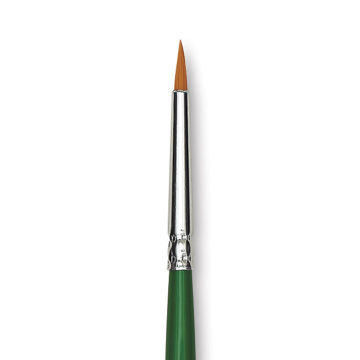 Blick Economy Golden Taklon Brush - Round, Long Handle, Size 0
