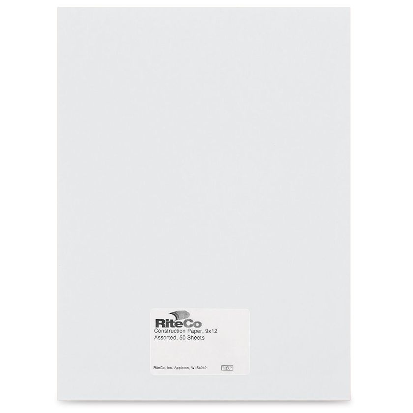 Riteco Construction Paper - Bright White, 9