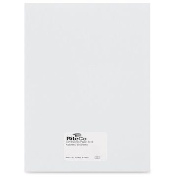 Open in modal - RiteCo Construction Paper - Bright White, 9" x 12", 50 Sheets