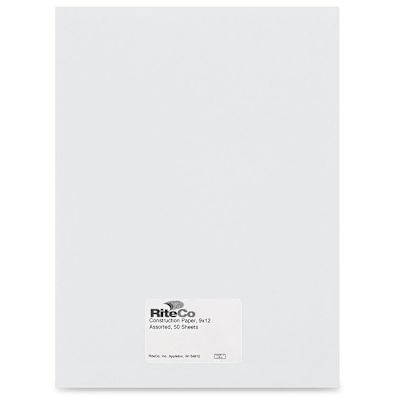 RiteCo Construction Paper - Bright White, 9