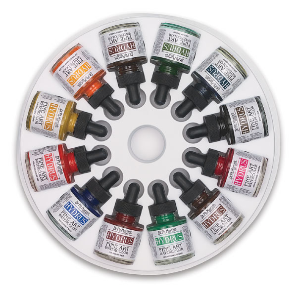 Dr. Ph. Martin's Hydrus Liquid Watercolor – DIY Palette & First Impressions  – K Werner Design Blog
