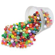 Hygloss Assorted Plastic Beads