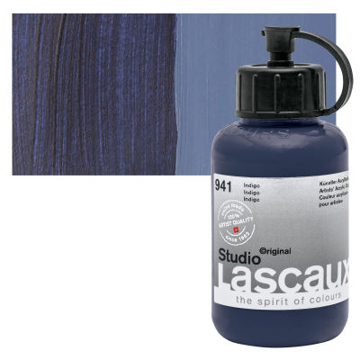 Lascaux Studio Acrylics - Indigo, 85 ml bottle