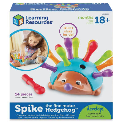 Learning Resources Spike the Fine Motor Hedgehog (front of packaging)