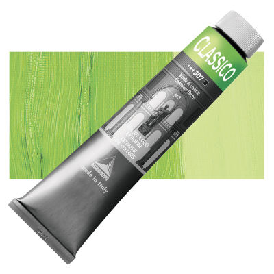 Maimeri Classico Oil Color - Cadmium Green, 200 ml tube