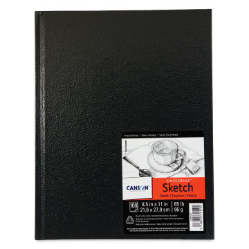 Canson Universal Hardbound Sketchbook - 8-1/2" x 11", front cover