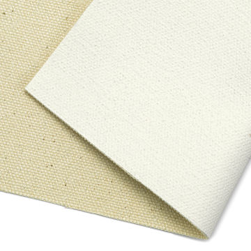 Utrecht Master's Acrylic-Primed Cotton Canvas Roll - 60" x 60 yards, close-up of canvas