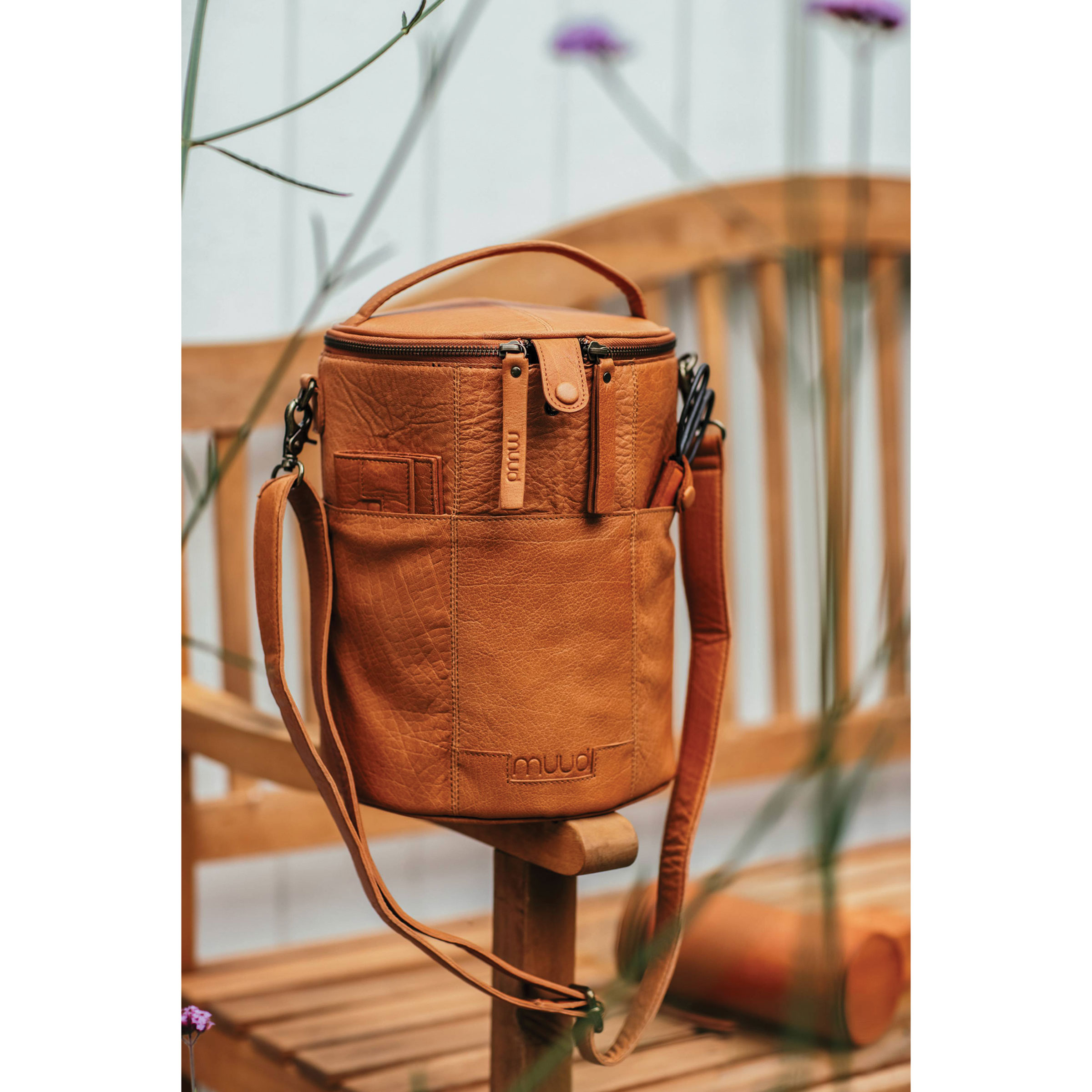 Muud Saturn XL Leather Needlework Project Bag | BLICK Art Materials