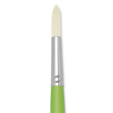Open in modal - Liquitex Freestyle Brush - Round, Long Handle, Size 12, close-up