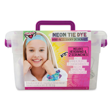 Neon Tie Dye Design Kit - Scrunchies and Headband