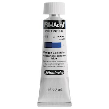 Open in modal - Schmincke Primacryl Professional Acrylic Paint - Manganese Cerulean Blue, 60 ml Tube