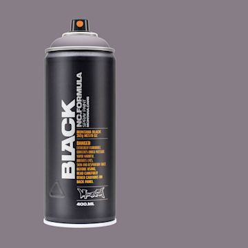 Open in modal - Montana Black Spray Paint - Morpheus, 400 ml can with swatch