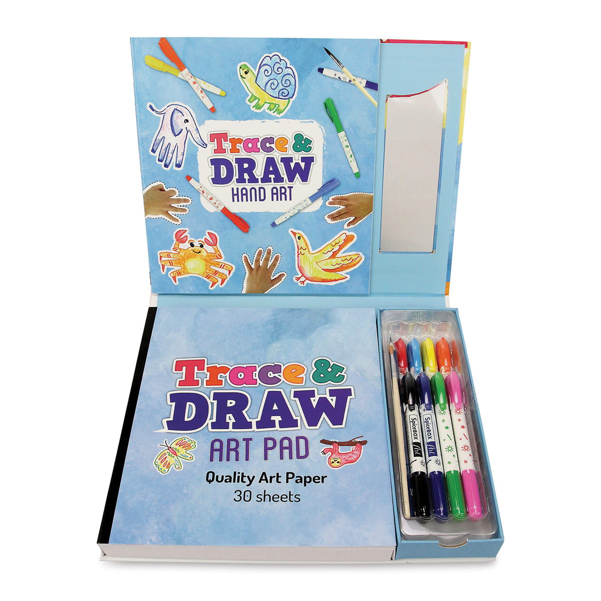 SpiceBox Imagine It! Trace and Draw Hand Art Kit BLICK Art Materials