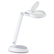 OttLite Space-Saving LED Magnifier Desk Lamps
