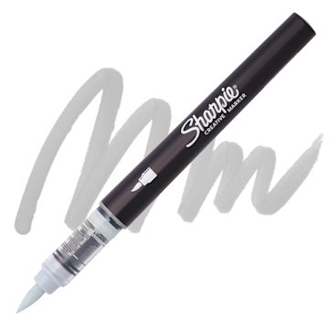 Open in modal - Sharpie Creative Acrylic Marker - Brush Tip, Cool Gray - Marker and Swatch