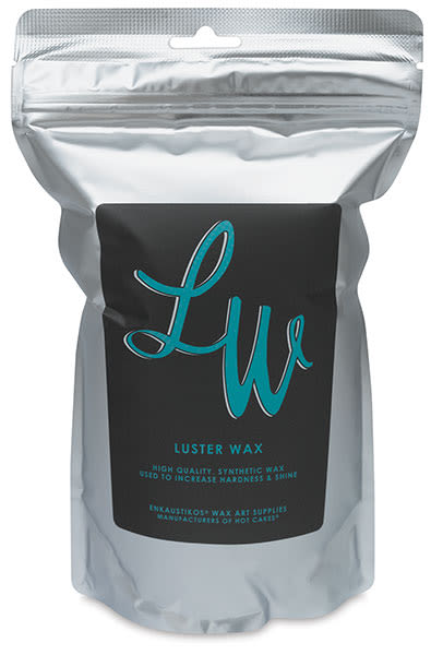 Enkaustikos Luster Wax - Front view of pouch of Wax
