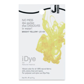 Jacquard iDye - Bright Yellow, Natural Fabrics, 14 g packet