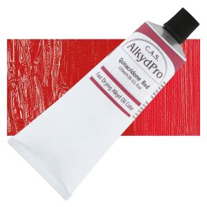 CAS AlkydPro Fast-Drying Alkyd Oil Color - Quinacridone Red, 120 ml tube