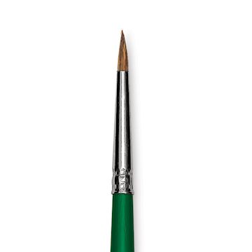 Open in modal - Blick Economy Sable Brush - Round, Long Handle, Size 0 close up