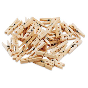 Krafty Kids Clothespins - 1-3/16", Mini, Package of 40