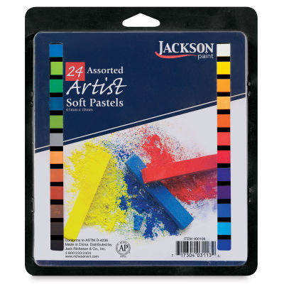 Jackson Artist Soft Pastel Set - Assorted Colors, Set of 24
