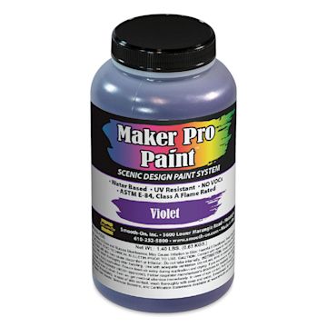 Open in modal - Smooth-On Maker Pro Acrylic-Urethane Paint - Violet, 16 oz