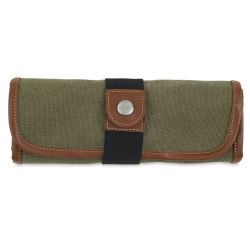 Global Roll Up Pencil Case - Case for 36, Olive