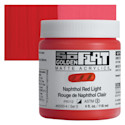 Golden SoFlat Matte Acrylic Paint - Naphthol Red Light, 118 ml, Jar